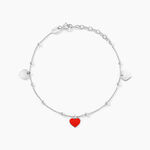 Bracelet Hinde Argent Blanc - Bracelets Femme | Histoire d&rsquo;Or