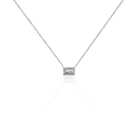 Collier Laurine Argent Blanc Oxyde De Zirconium - Colliers fantaisie Femme | Histoire d’Or