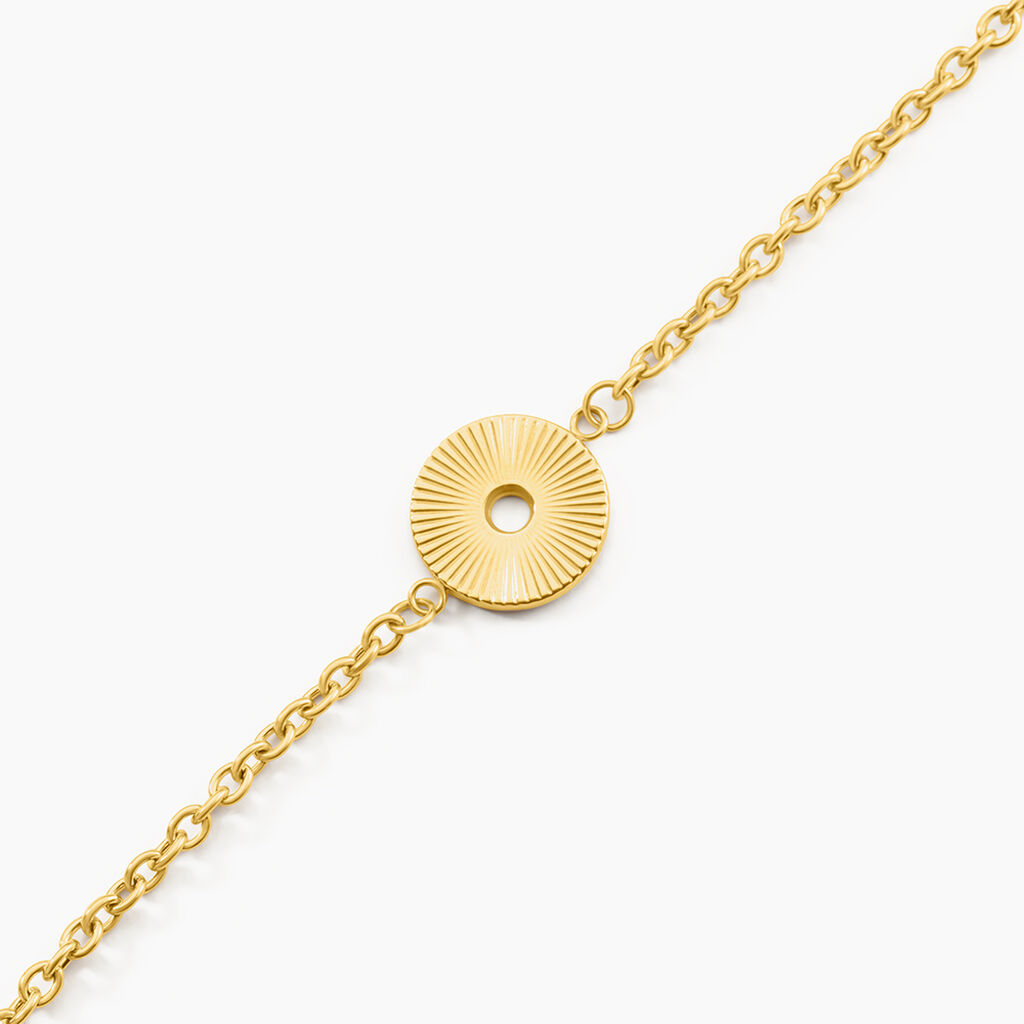 Bracelet Goker Acier Jaune - Bracelets Femme | Histoire d&rsquo;Or