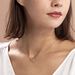 Collier Elwenn Argent Rose - Colliers Coeur Femme | Histoire d’Or