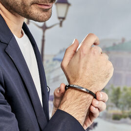 Bracelet Tortin Acier Bicolore - Bracelets Homme | Histoire d’Or