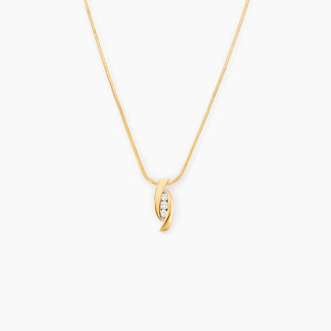 Collier Trilogie Or Jaune Diamant - Colliers Femme | Histoire d’Or