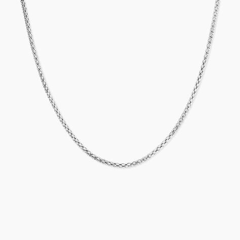 Collier Nahila Argent Blanc - Chaines Femme | Histoire d&rsquo;Or