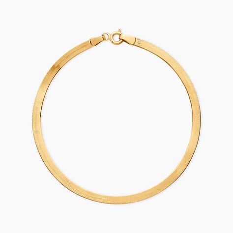 Bracelet Ivria Argent Dor&eacute; A L'Or 750/1000 - Bijoux sans pierre Femme | Histoire d&rsquo;Or