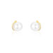 Boucles D'oreilles Puces Lucinda Or Jaune Perle De Culture - Clous d'oreilles Femme | Histoire d’Or