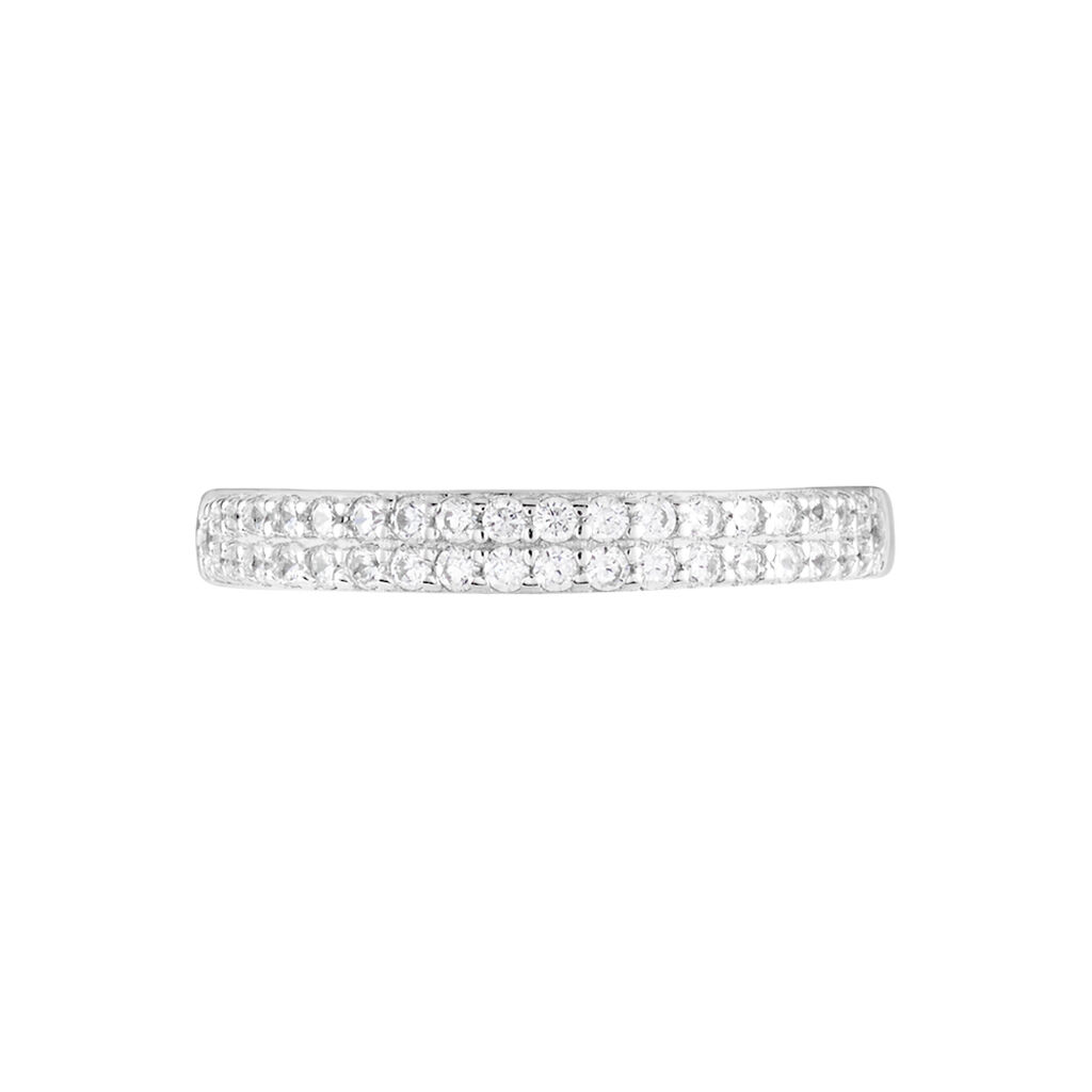 Bague Kelsy Argent Blanc Oxyde De Zirconium - Bagues avec pierre Femme | Histoire d’Or