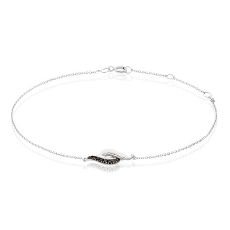 Bracelet Sculptural Or Blanc Diamant - Bracelets Femme | Histoire d’Or