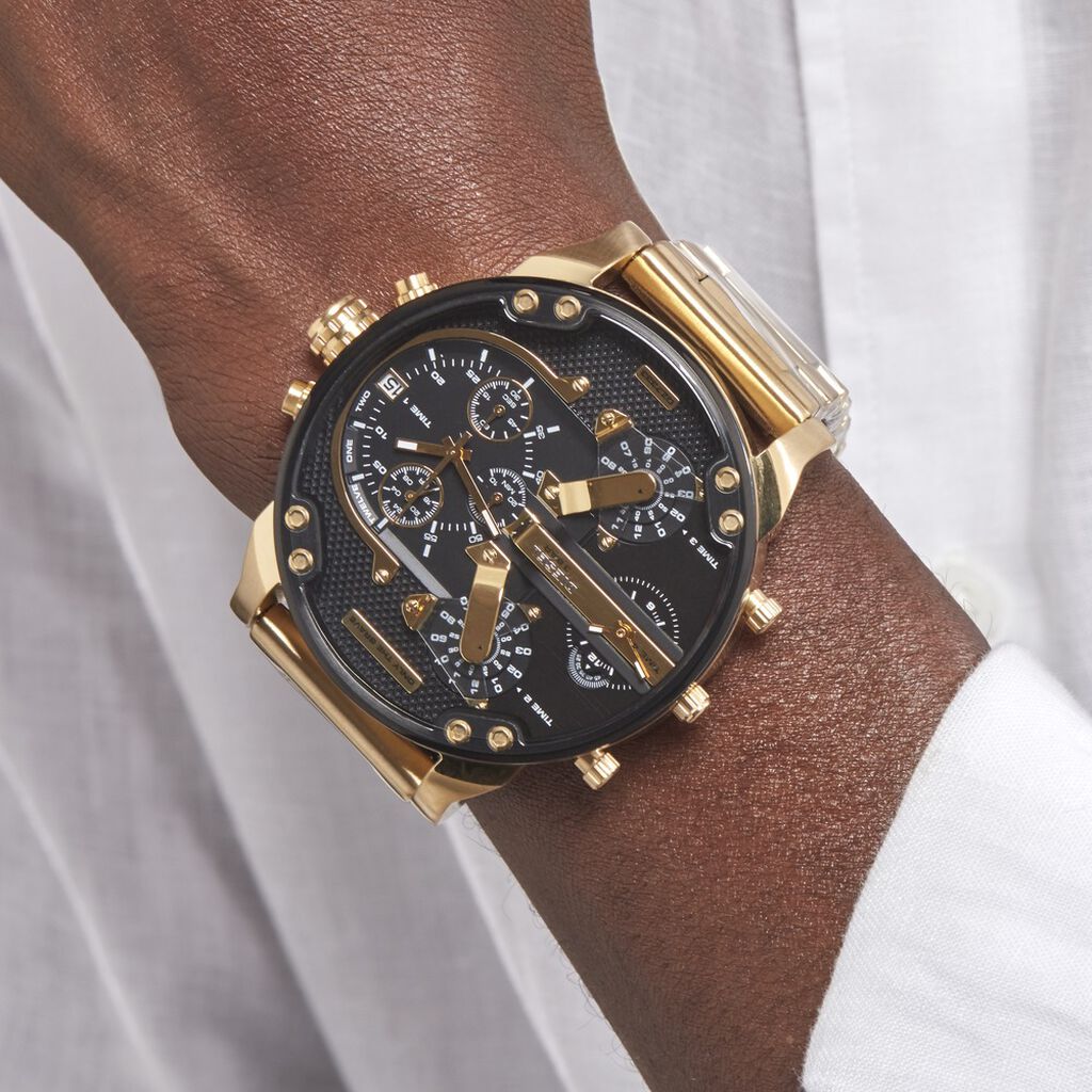 Montre Diesel Mr Daddy 2.0 Noir - Montres  | Histoire d’Or
