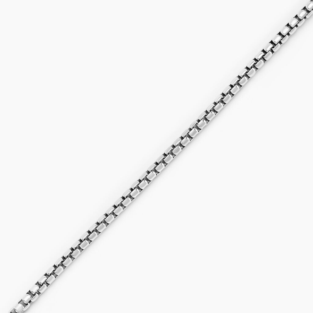 Bracelet Argent Blanc Gustin - Bracelets cha&icirc;ne Homme | Histoire d&rsquo;Or