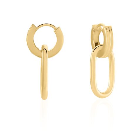 Créoles Lavrenti Plaqué Or Doré - Boucles d'oreilles créoles Femme | Histoire d’Or