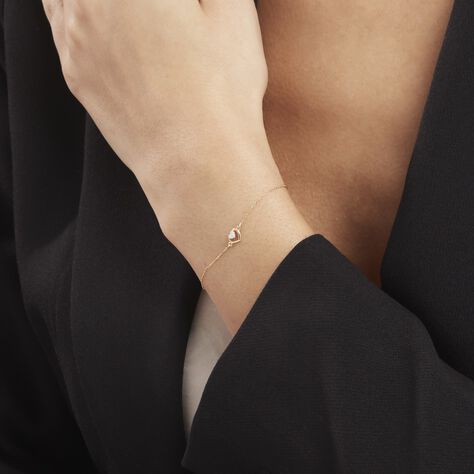 Bracelet Or Jaune Mesia - Bracelets Coeur Femme | Histoire d’Or