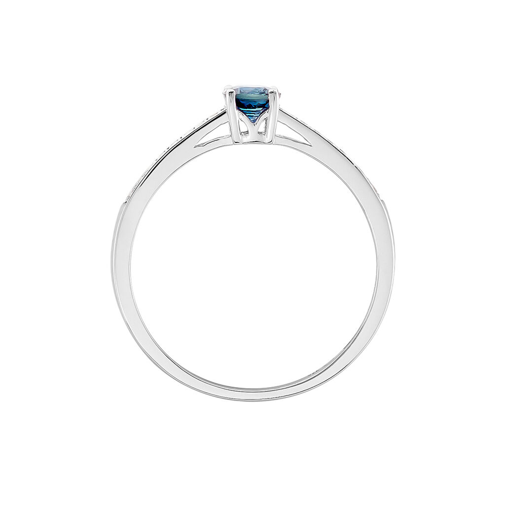 Bague Hardy Or Blanc Saphir Diamant - Bagues solitaires Femme | Histoire d’Or