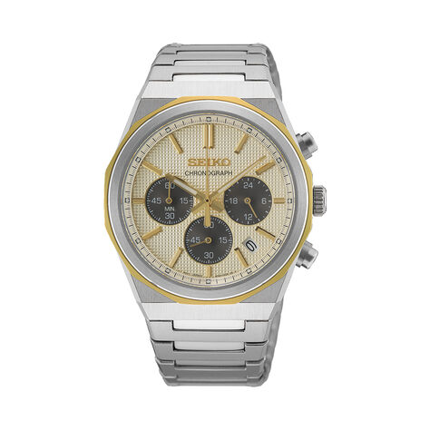 Montre Seiko Sport Chrono 40 Dor&eacute; - Montres Homme | Histoire d&rsquo;Or