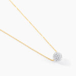 Collier Or Jaune Hepsibah Cristal - Colliers Femme | Histoire d&rsquo;Or