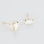 Boucles D'oreilles Puces Giroflee Or Jaune Oxyde - Clous d'oreilles Femme | Histoire d&rsquo;Or