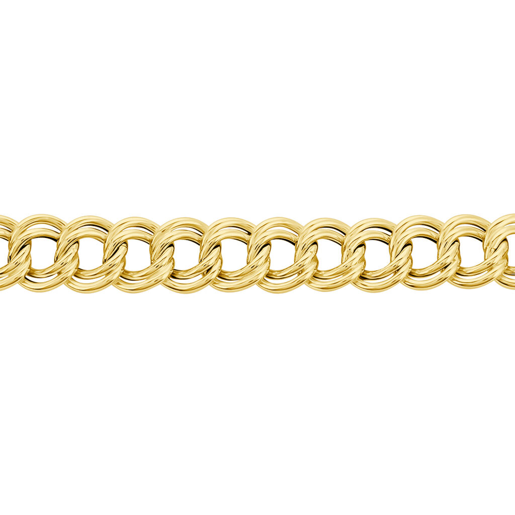 Bracelet Maille Jocky Or Jaune - Bracelets cha&icirc;ne Femme | Histoire d&rsquo;Or
