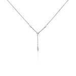Collier Bormana Argent Blanc Oxyde De Zirconium - Colliers fantaisie Femme | Histoire d&rsquo;Or