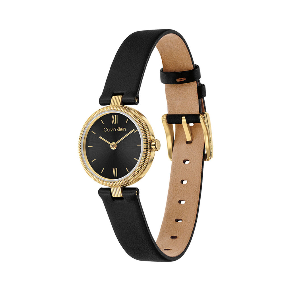 Montre Calvin Klein Gleam Noir - Montres Femme | Histoire d&rsquo;Or