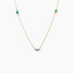 Collier Billy Or Jaune Turquoise - Colliers Femme | Histoire d&rsquo;Or