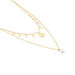 Collier Plaqué Or Jaune Aglaya Perle D'imitation - Colliers doubles et triples chaînes Femme | Histoire d’Or