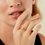 Bague Valkyries Or Jaune Diamant Synth&eacute;tique - Bagues avec pierre Femme | Histoire d&rsquo;Or