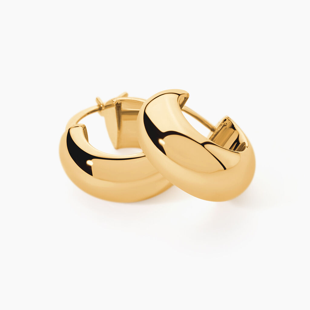 Cr&eacute;oles Telly Or Jaune - Boucles d'oreilles cr&eacute;oles Femme | Histoire d&rsquo;Or