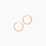 Cr&eacute;oles Argent Rose Agathe - Boucles d'oreilles cr&eacute;oles Femme | Histoire d&rsquo;Or