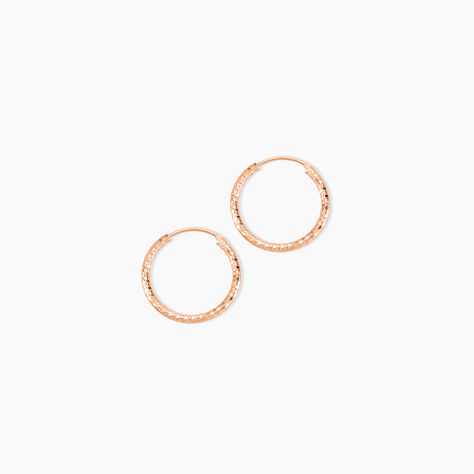 Cr&eacute;oles Argent Rose Agathe - Boucles d'oreilles cr&eacute;oles Femme | Histoire d&rsquo;Or