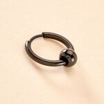 Cr&eacute;ole Unitaire Achille Acier Noir - Piercings d'oreilles Homme | Histoire d&rsquo;Or