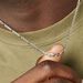 Collier Vivian Argent Blanc - Chaines Homme | Histoire d’Or