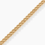Bracelet Jerry Maille Corde 2 Rangs Or Jaune - Bracelets cha&icirc;ne Femme | Histoire d&rsquo;Or