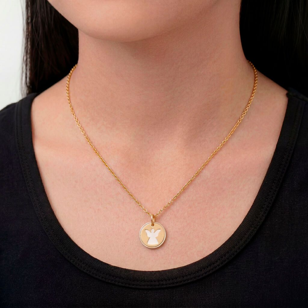 Collier Philana Or Jaune Nacre - Colliers Bapt&ecirc;me Enfant | Histoire d&rsquo;Or