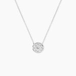 Collier Peinda Argent Blanc Oxyde De Zirconium - Colliers fantaisie Femme | Histoire d&rsquo;Or