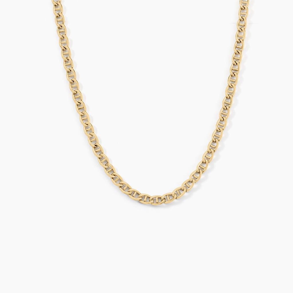 Collier Or Jaune Capucin Maille Marine - Colliers Femme | Histoire d&rsquo;Or