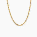 Collier Or Jaune Capucin Maille Marine - Colliers Femme | Histoire d&rsquo;Or