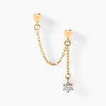 Bijoux D'oreilles Sly Or Jaune Oxyde De Zirconium - Ear cuffs Femme | Histoire d&rsquo;Or