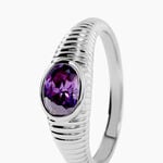 Bague Ilvaee Argent Blanc Oxyde De Zirconium - Bagues solitaires Femme | Histoire d&rsquo;Or
