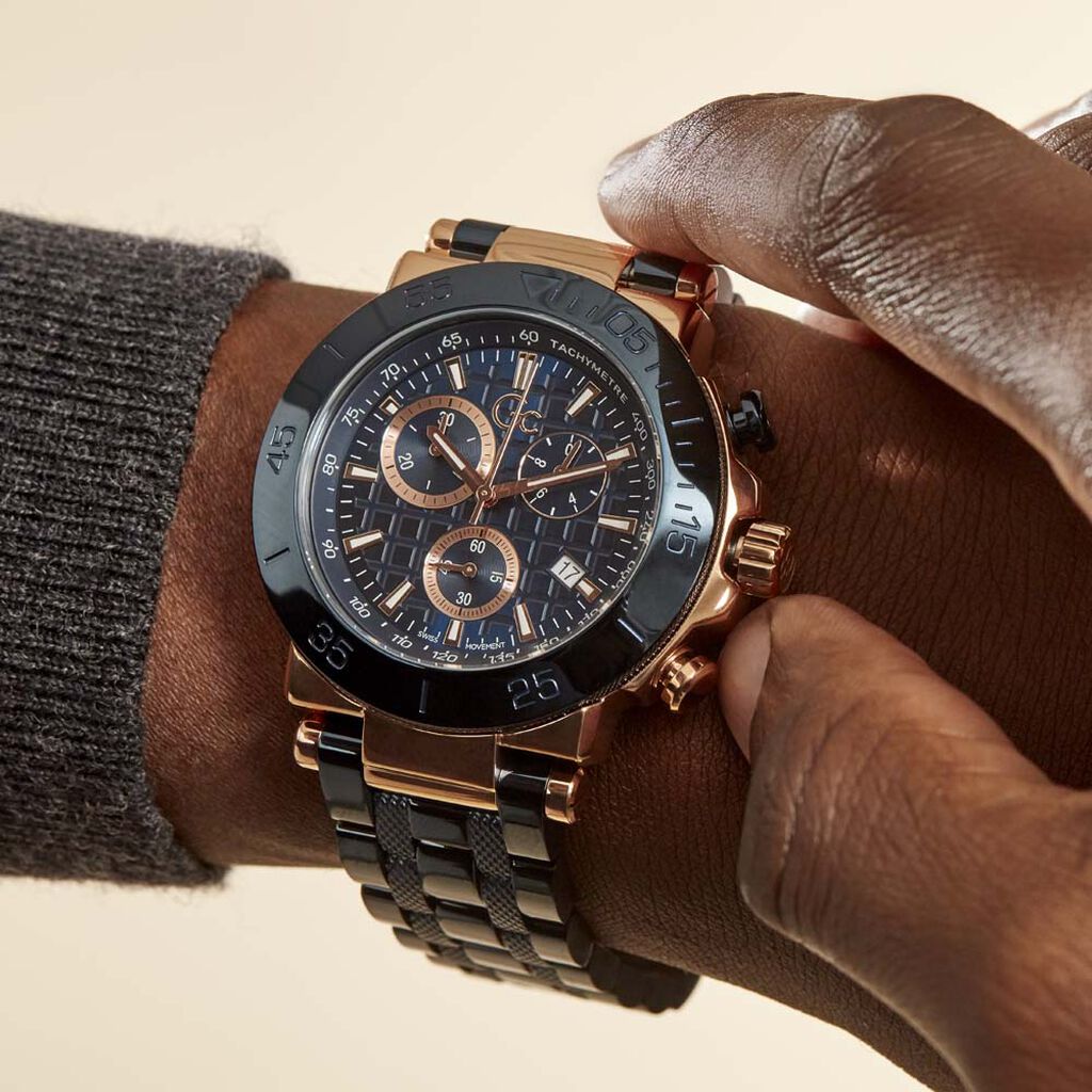 Gc Y70001g7mf Montre Gc Homme Gc Watches Chronograph Gc One Chrono