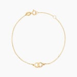 Bracelet Basant Or Jaune Oxyde De Zirconium - Bracelets Femme | Histoire d&rsquo;Or