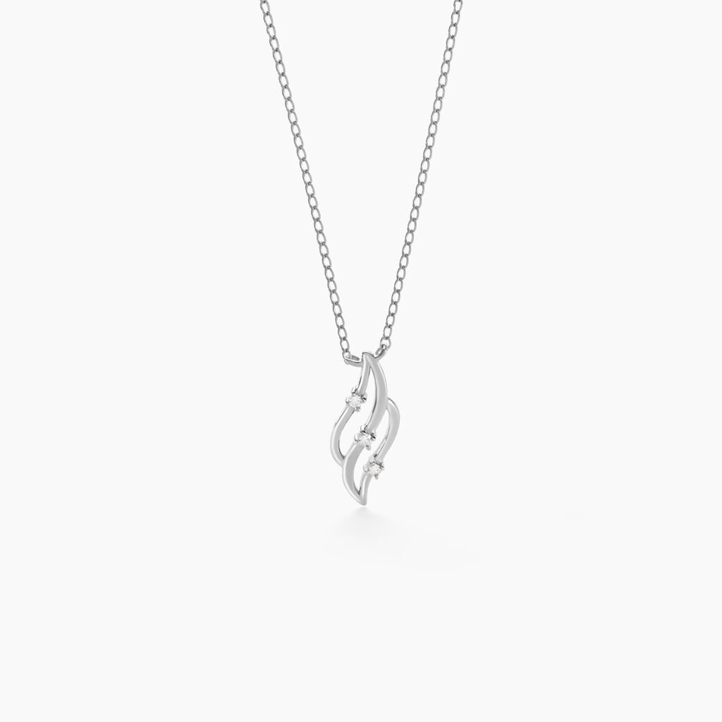 Collier Marnie Or Blanc Diamant - Colliers Femme | Histoire d’Or