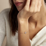 Bracelet Rhosyn Plaqu&eacute; Or Jaune Oxyde De Zirconium - Bracelets Femme | Histoire d&rsquo;Or