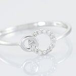 Bague Mahaut Or Blanc Diamant - Bagues avec pierre Femme | Histoire d&rsquo;Or