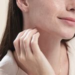 Boucles D'oreilles Puces Or Jaune Fortunella Oxydes De Zirconium - Clous d'oreilles Femme | Histoire d&rsquo;Or