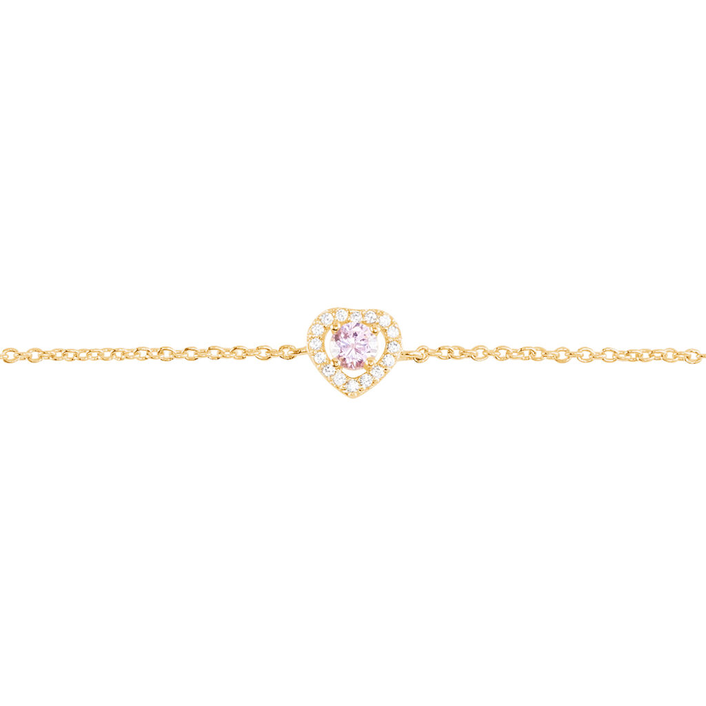 Bracelet Plaqué Or Jaune Alais Oxyde De Zirconium - Bracelets Femme | Histoire d’Or