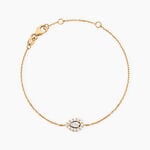 Bracelet Marcy Plaqu&eacute; Or Jaune Oxyde De Zirconium - Bracelets Femme | Histoire d&rsquo;Or