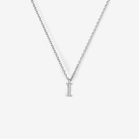 Collier Neruda Argent Blanc Oxyde De Zirconium - Colliers fantaisie Femme | Histoire d&rsquo;Or