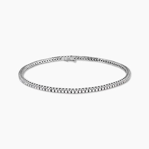 Bracelet Moscou Or Blanc Diamant - Bracelets Femme | Histoire d&rsquo;Or