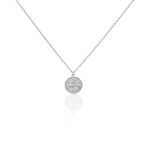 Collier Argent Blanc Hosni - Colliers Zodiaque Homme | Histoire d&rsquo;Or