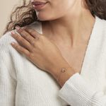 Bracelet Jonc Iwaki Plaqu&eacute; Or Jaune Oxyde De Zirconium - Bracelets Femme | Histoire d&rsquo;Or