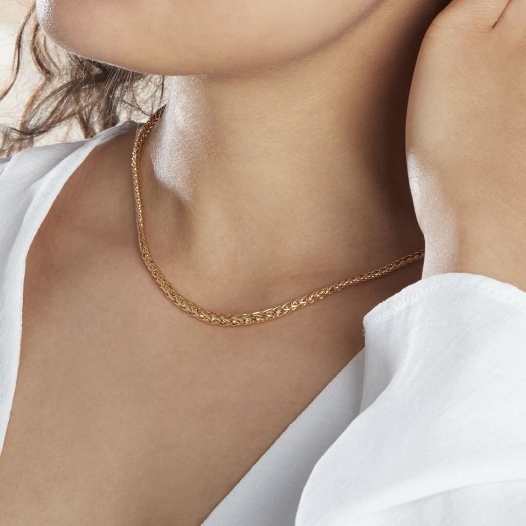 Collier Jany Danilo Maille Palmier Or Jaune - Chaines Femme | Histoire d’Or